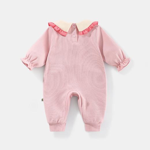 幸福满满秋冬婴儿连体衣英伦公主风长袖宝宝衣服女宝爬爬服跨境新生儿衣服 商品图3