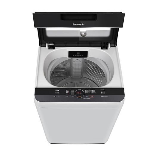 松下XQB100-Q1E2A全自动家用洗衣机家用波轮 宽瀑布速流 一键智洗大容量10公斤升级玻璃盖板 商品图1