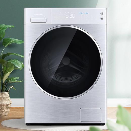 松下(Panasonic)XQG100-L165全自动滚筒洗衣机 10公斤 95度除菌 节能轻音 智能APP操控 24小时预约 免熨烫 商品图2