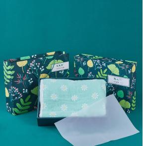 毛毛雨 六层纱布毛巾被礼盒（1.5米） 商品图3