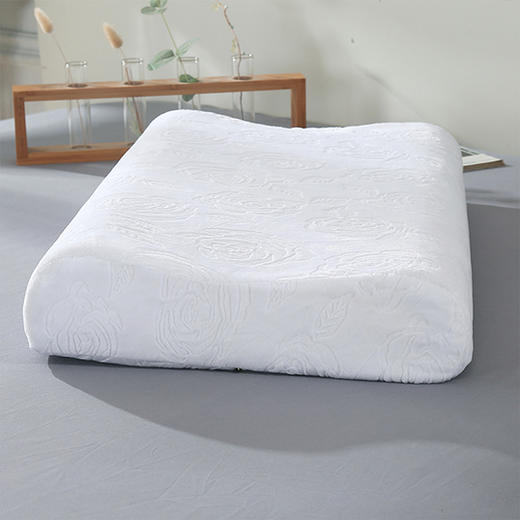 【紫韵家纺】抑菌防螨乳胶枕蓝色枕芯方形盒 商品图2