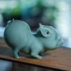 龙泉青瓷生肖「猪」摆件创意礼品「满满猪福」家居办公收藏摆件 商品缩略图1