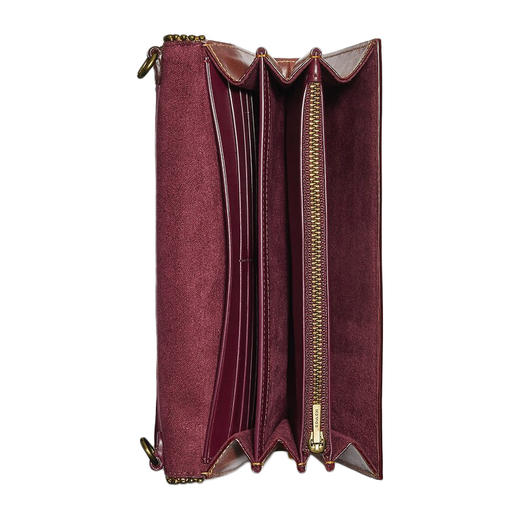 Coach(专柜) 女士棕色帆布配皮斜挎包 6909B4NQ4 商品图2