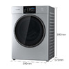松下（Panasonic）10公斤滚筒洗衣机 洗烘一体机 光动银除菌 BLDC变频电机 XQG100-EG156 商品缩略图7