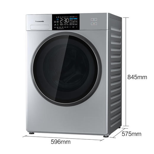 松下（Panasonic）10公斤滚筒洗衣机 洗烘一体机 光动银除菌 BLDC变频电机 XQG100-EG156 商品图7