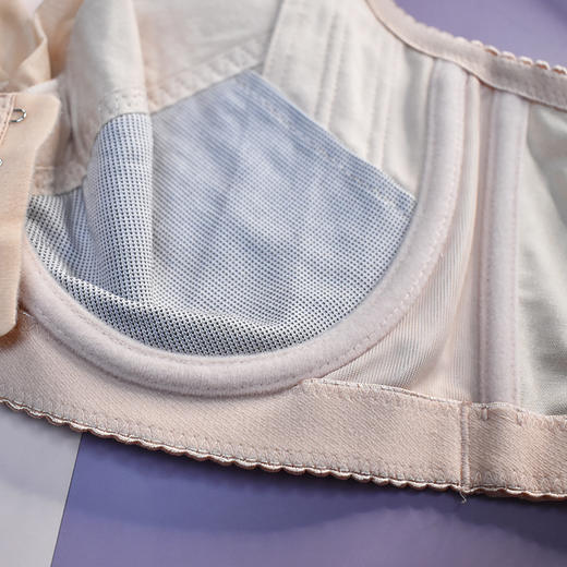 皇家丽美大胸专属有钢圈薄杯聚拢调整型胸罩内衣文胸W38-1 商品图4