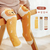 【3双装 舒适不变形 童趣满分】A类春季新款婴儿袜子可爱卡通新生儿长筒袜无跟直板宝宝堆堆袜 商品缩略图0