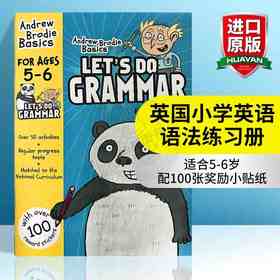 华研原版 英国小学英语语法练习册5-6岁 英文原版小学教材 Let's Do Grammar 进口书籍