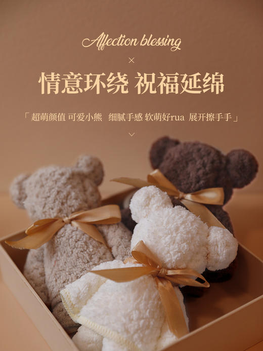 毛毛雨 礼袋装经编菠萝格珊瑚绒单条装毛巾 商品图0