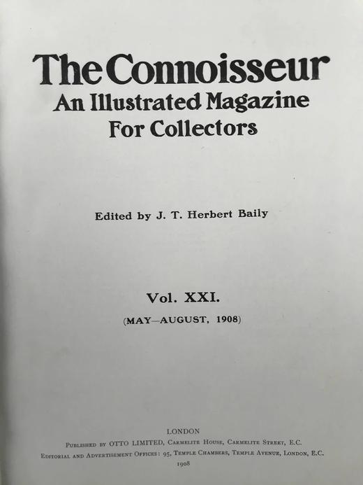 1908年5-8月 鉴赏家杂志 数百幅插图 漆布精装16开 商品图2