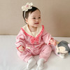 幸福满满秋冬婴儿连体衣英伦公主风长袖宝宝衣服女宝爬爬服跨境新生儿衣服 商品缩略图0