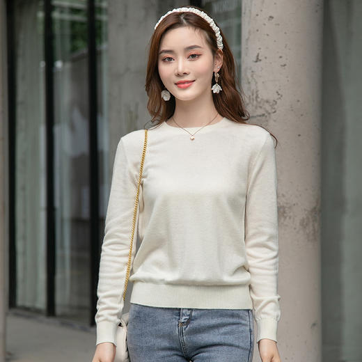 丁摩 圆领全羊毛打底衫TD-201WX-156 商品图3