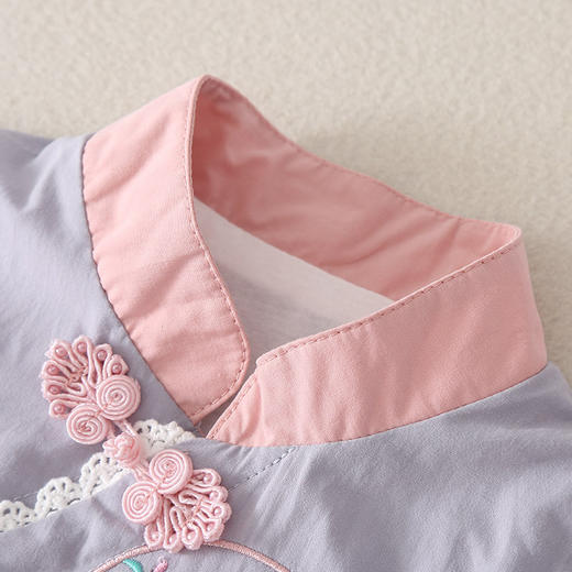 幸福满满婴儿秋装女宝宝连体衣满月婴儿服0-3-6个月公主哈衣女婴爬服批发 商品图3