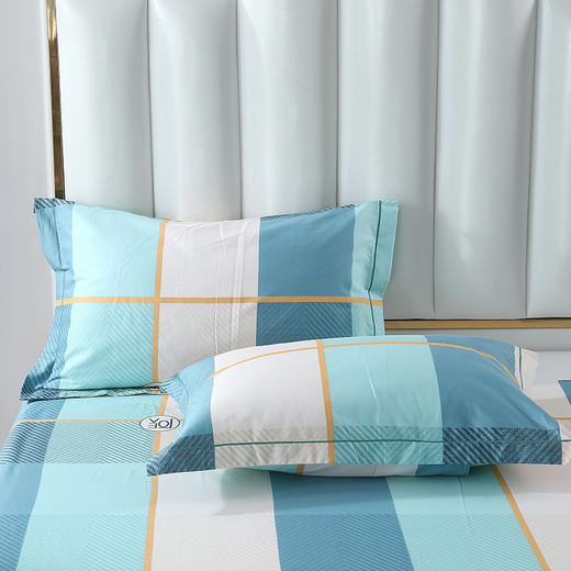 【紫韵家纺】“青春恋歌”经典四件套（格）形象绿色天地盒 商品图8