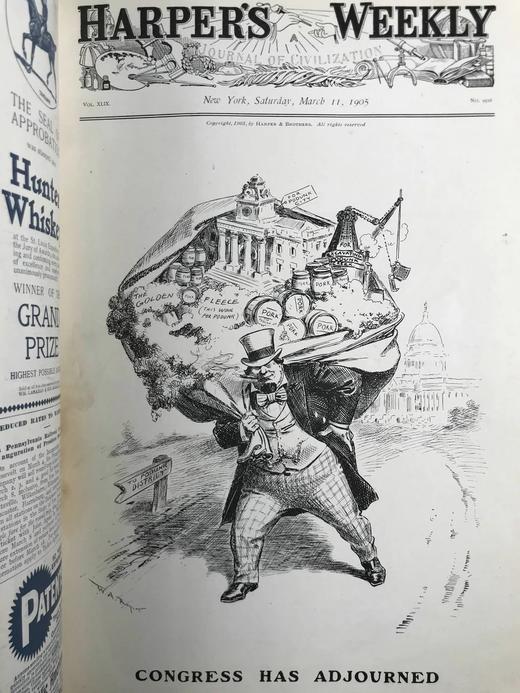 1905年 哈泼斯杂志 数百幅插图 精装大16开 商品图7