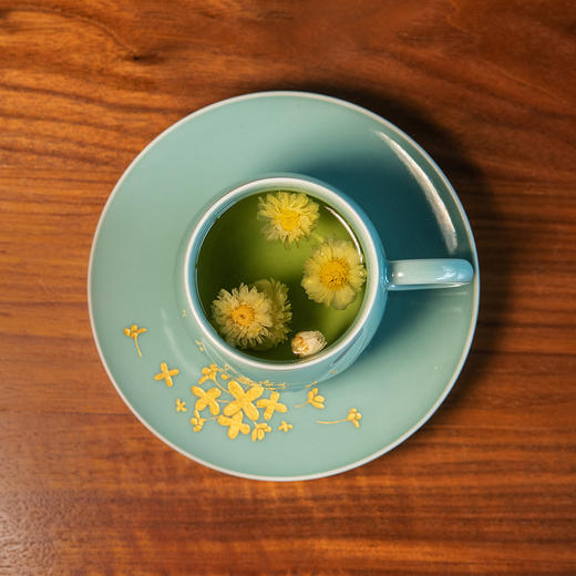 原创设计龙泉青瓷咖啡杯花茶杯「侍月」对杯套装 商品图1