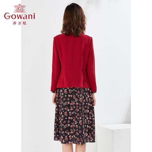 乔万尼商场同短外套气质红色上衣EI3B161 商品图3