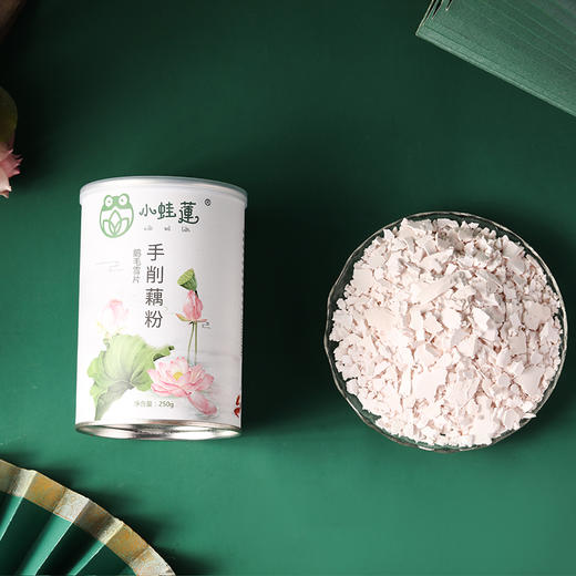 小蛙莲·非遗传承纯藕粉 坚果藕粉  百年手削，最新生日日期 商品图8