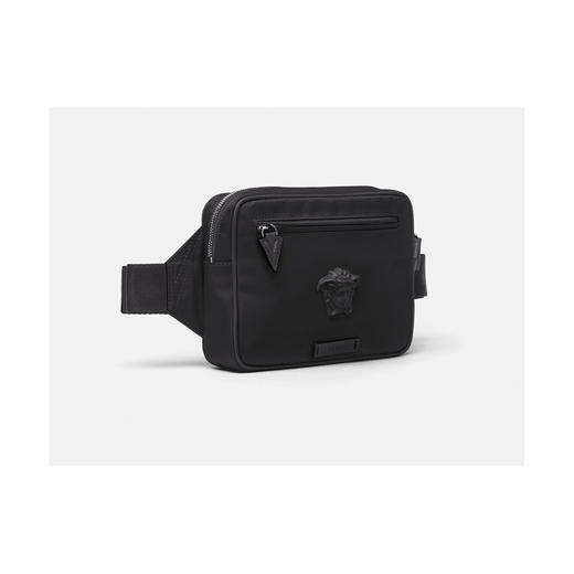 VERSACE 范思哲 黑色金属美杜莎头像 男腰包 黑色 DFB8580 DNY8ME D41NP 商品图3