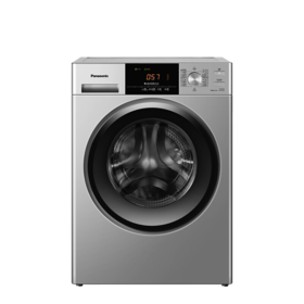 松下9公斤XQG90-ESA91全自动智能变频BLDC滚筒洗衣机高温除菌净护合一 银色