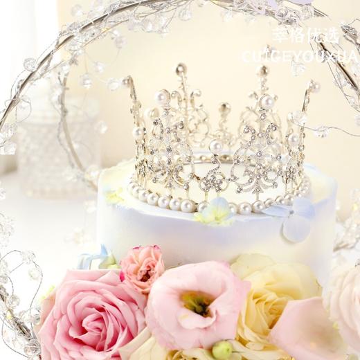 花海皇冠 鲜花带灯女神生日蛋糕 商品图2