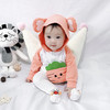 幸福满满 新生儿卡通三角爬服小宝宝立体胡萝卜牛油果连帽哈衣 商品缩略图1