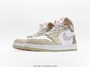 耐克乔丹Air Jordan 1 Zoom CMFT Olive Aura淡绿灰高帮休闲运动板鞋CT0979-102 商品缩略图4