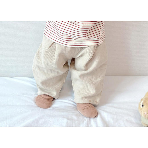 幸福满满婴童裤子儿童休闲裤韩版童装婴儿秋季长裤宝宝牛仔裤男童格子裤 商品图3