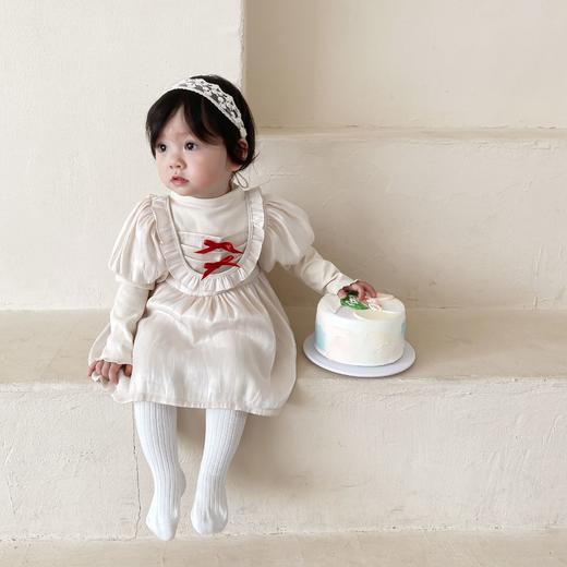 婴儿连体衣外出包屁衣连衣裙一岁宝宝衣服公主百日宴女童秋装新款 商品图0