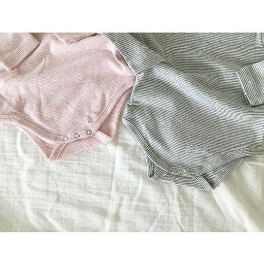 幸福满满INS款满月婴儿可爱三角连体哈衣萌萌动物耳朵帽子爬服包屁衣 商品图4