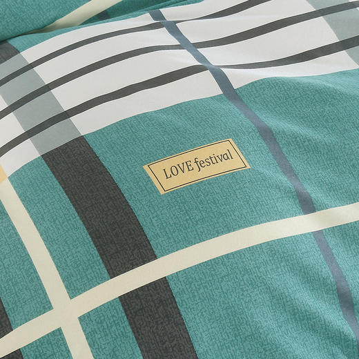 【紫韵家纺】“自由格调”时尚四件套（套件）浅咖形象天地盒 商品图1