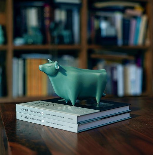 龙泉青瓷福牛摆件新年送礼客厅玄关招财生肖牛乐悠悠 商品图2