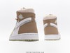 耐克乔丹Air Jordan 1 Zoom CMFT Olive Aura淡绿灰高帮休闲运动板鞋CT0979-102 商品缩略图5