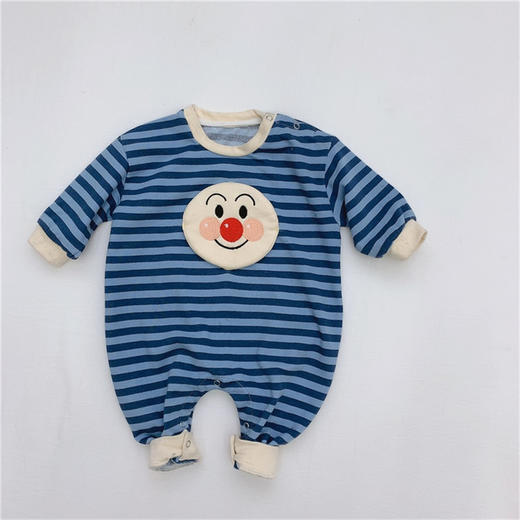 童装秋款婴儿宝宝哈衣韩版婴幼童包屁衣婴幼儿面包卡通连体衣爬服 商品图0