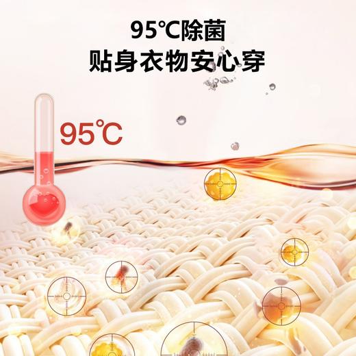 松下(Panasonic)滚筒洗衣机全自动 变频10kg洗烘一体机 95度高温除菌 APP远程指控 XQG100-LD255 商品图4