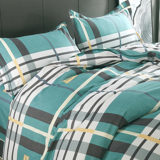 【紫韵家纺】“自由格调”时尚四件套（套件）浅咖形象天地盒 商品图5