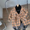幸福满满童装男童呢子格子大衣韩版儿童外套中长款小童休闲上衣冬 商品缩略图0