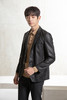 callisto黑色羊皮革皮西装  FQFLT021C 商品缩略图0
