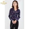 乔万尼春季新款别致抽褶上衣气质衬衫EI3C173 商品缩略图1