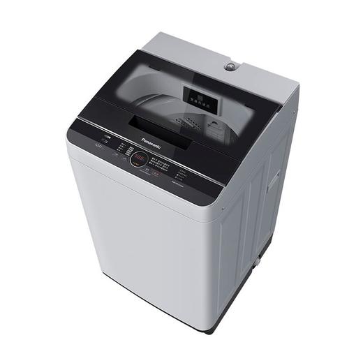 松下XQB100-Q1E2A全自动家用洗衣机家用波轮 宽瀑布速流 一键智洗大容量10公斤升级玻璃盖板 商品图0