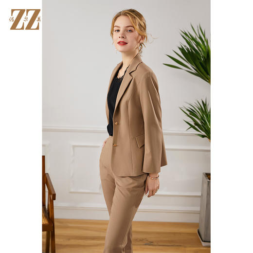 佐尔美2021秋季新款 职场气质时尚西装外套女E13SY34 商品图1