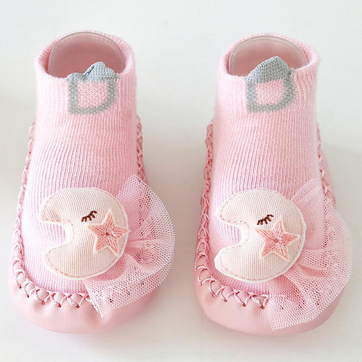 【2双装 专为宝宝设计】新款春秋宝宝学步地板袜卡通防滑皮底学步鞋立体公仔婴儿袜子 商品图6