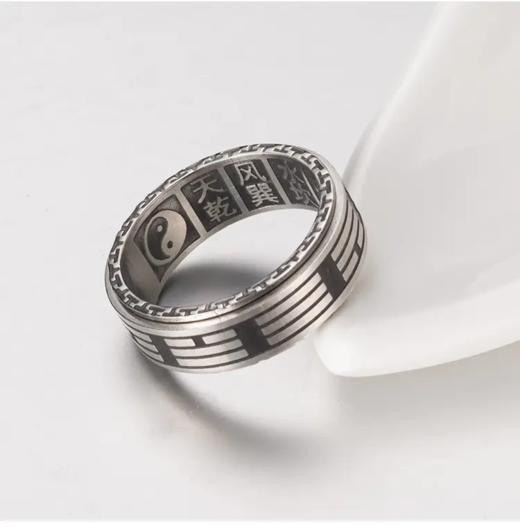 钛钢戒指，可转动指环 商品图0