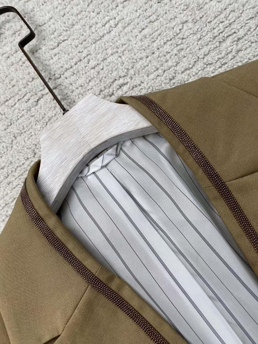 链条亚麻西装。 驼色  蓝色。 自己备注号码 商品图12