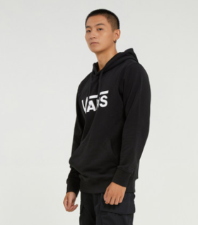VANS范斯新款年新款男女连帽套头衫卫衣VN0A4MM9BLK