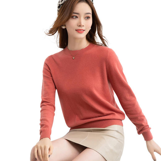 丁摩 圆领全羊毛打底衫TD-201WX-156 商品图9