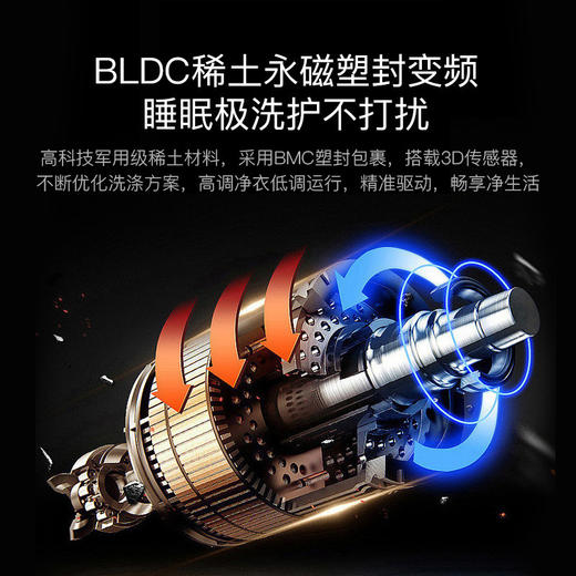 松下(Panasonic)XQG100-L165全自动滚筒洗衣机 10公斤 95度除菌 节能轻音 智能APP操控 24小时预约 免熨烫 商品图4