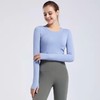 秋冬新款露脐瑜伽服长袖T恤跑步运动上衣健身服长袖罩衫女rd03 商品缩略图0