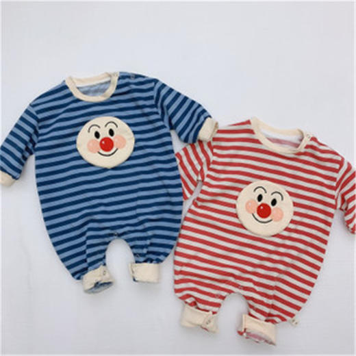 童装秋款婴儿宝宝哈衣韩版婴幼童包屁衣婴幼儿面包卡通连体衣爬服 商品图1