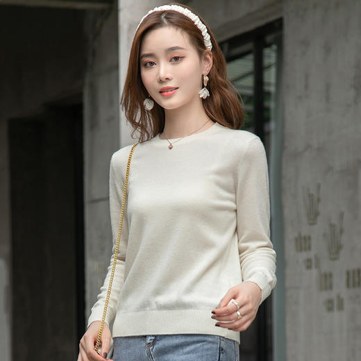 丁摩 圆领全羊毛打底衫TD-201WX-156 商品图4